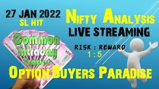 Nifty Live 27/Jan/2022 - Option Buyer Opportunities