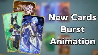 New TCG 3.6 Update Cards Burst Animation | Genshin Impact TCG