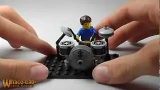 LEGO TUTORIAL | How To Build a Drum set