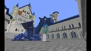 NEUSCHWANSTEIN CASTLE in Minecraft | DRAGON CASTLE