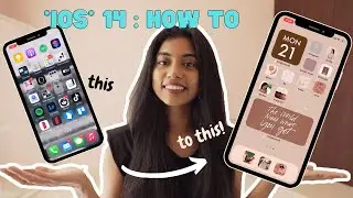 IOS 14 : How to customize your apps ~aesthetically~ | widgetsmith + shortcuts | Twinkle Stanly