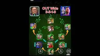 New Best formation for Out wide|| Best custom formation in efootball
