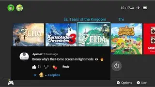 Nintendo Switch Dark Mode