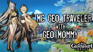 Genshin Impact : MC Geo Traveler Lvl 80 gameplay With Ningguang
