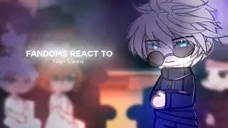 FANDOMS REACT TO EACH OTHER | GOJO SATORU | GACHA CLUB 2.5/3
