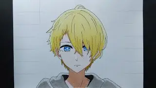 How to draw Aqua Hoshino