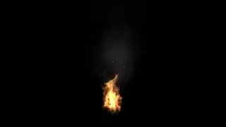 Camp Fire Effect Green Screen