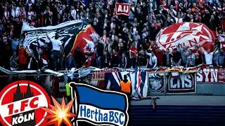 Der Spruchband-Krieg zwischen Hertha und Köln! (Wilde Horde vs. Harlekins)