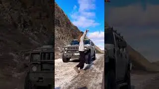 Girl dancing lezginka and my HUMMER H2