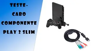 Teste - Cabo Componente PlayStation 2 Slim SCPH 9004(Leia a descrição).