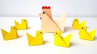 How to Make a Paper Chicken for Easter Origami DIY