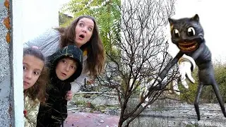 Где и Как мы снимали Картун Кэт и Сиреноголовый  в реальной жизни ?!