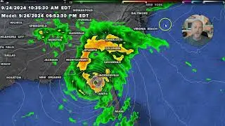 Tuesday wx vlog 9/24/2024: Future #Helene will bring a significant flash flood risk to the Carolinas