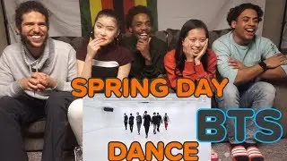 [CHOREOGRAPHY] BTS (방탄소년단) 봄날 (Spring Day) Dance Practice | REACTION