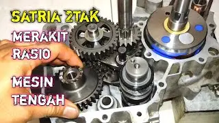 CARA MUDAH MERAKIT RASIO SATRIA 2 TAK HIU LUMBA