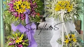 Kệ Hoa Viếng || Hoa Tươi Sun flower