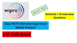 WIPRO NLTH Interview Experience | CSE 2020 Batch 🔥🔥
