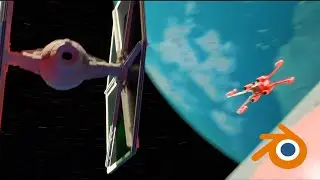 HOW ANIMATE YOUR SPACESHIPS - Part #2 [Star Wars Blender tutorial]