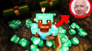becoming immeasurably wealthy in minecraft (using immoral means)