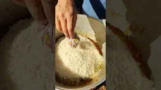 Узбекский плов.Вкусный плов дома. Özbək plovu ocaqda.#kek#рецепты#food#yemək#dad#mutfakta
