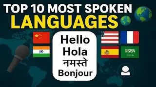 🌍 Top 10 Most Spoken Languages in the World 2025 | Global Language Ranking