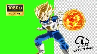 Efecto especial bola de fuego Dragon Ball green screen HD ¡Descarga el vídeo sin fondo!
