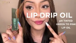 Lip Drip Oil | pH Tinted Green To Pink Changing Lip Oil Review
