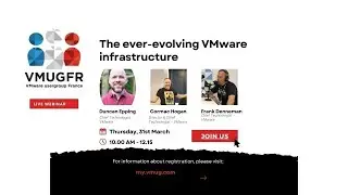 RoadShow : The ever-evolving VMware infrastructure