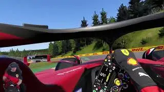 F1 Ferrari SPA test