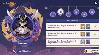 Genshin Impact : Event Jiwa Pejuang : Duel Jiwa Pejuang II : Hirotatsu