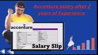 Accenture salary after 1 year of experience || 