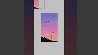 Part 80 | Drawing Aesthetic Sunset 🌄 
