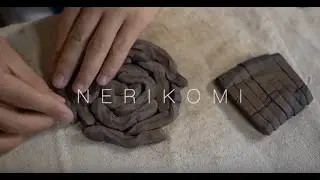 Geometry pattern with Nerikomi pottery｜練り込み｜Colored clay｜