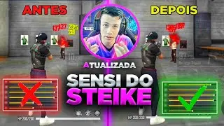 SENSIBILIDADE DO STEIKE PARA MOBILE!! SENSI IMPOSSÍVEL PIQUE FFH4X 👾 !! (SENSI SEM DPI)