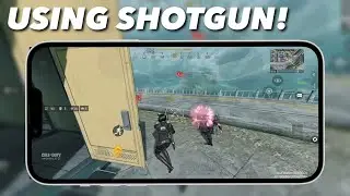 Using shotgun on ALCATRAZ tournament mode | iPhone 14( 4 Finger + Gyro) CODM