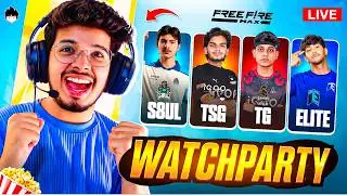 🔥 TSG vs TG vs ELITE | TSG JASH Watch Party LIVE 🇮🇳 IS BACK | FREE FIRE LIVE