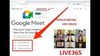 How to Create Google Meet Link II Google Meeting Link Create II Google Meet