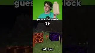 Guessing the Minecraft Block in 60 Seconds…😱 #reaction