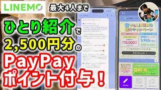 「紹介で1万円！」ラインモ紹介キャンペーンの参加条件は？最大10,000円分のPayPayポイントを貰おう！