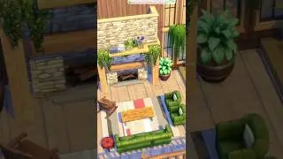 The sims 4 Living room and Fireplace Ideas 