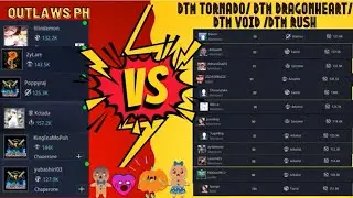 MIR4: NA121 OUTLAWS PH VS DTM TORNADO /RUSH/VOID/DRAGONHEART [6 VS 12 PVP]
