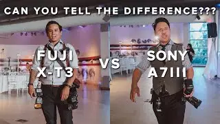 SONY A7III vs FUJI XT3 - Can YOU tell the difference?
