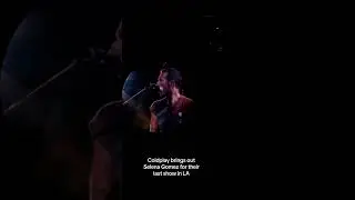 Coldplay Selena Gomez Let Somebody Go #rosebowl #coldplay #selenagomez #letsomebodygo #chrismartin