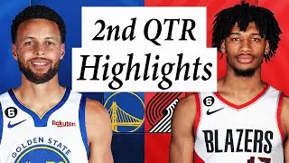 Portland Trail Blazers vs. Golden State Warriors Full Highlights 2nd QTR | Apr 9 | 2022 NBA Season