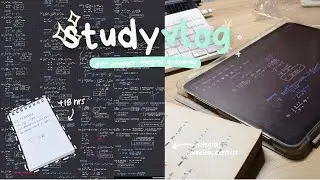 📑 STUDY VLOG // +18 hrs of studying ⏲️ integral practice problems 🧮 solving timelapse 🗒️