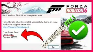 Forza Horizon 6 Has Hit an Unexpected Error | Fix Forza Horizon 6 Error FHE01