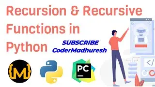 Recursion in Python (in Hindi) | Python Lecture 35 | Recursive functions direct & indirect recursion