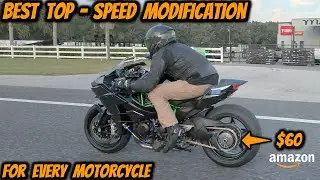 Best Modification to Make Any Motorcycle Faster | Top Speed Run