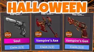 I GOT ALL OF THE NEW HALLOWEEN GODLIES IN MM2! (Murder Mystery 2)