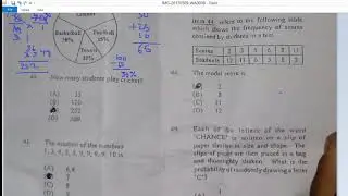 CSEC statistics multiple choice past papers part 2